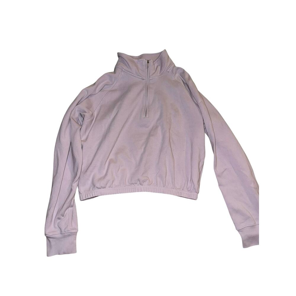 Born Primitive Women’s Cropped Quarter Zip Pullover | Size Small | Lavender - Picture 6 of 11